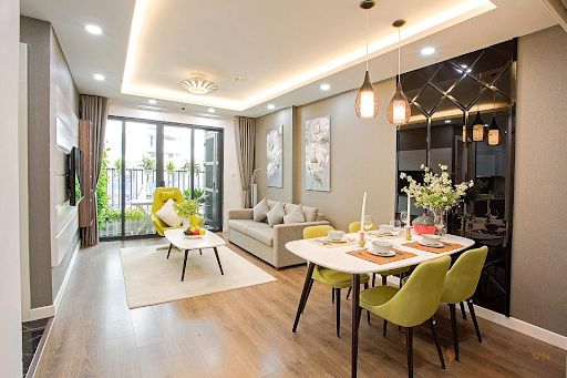 Chính chủ gửi bán căn hộ 2 ngủ Geleximco Lê Trọng Tấn, hướng Đông Bắc, view tầng cao